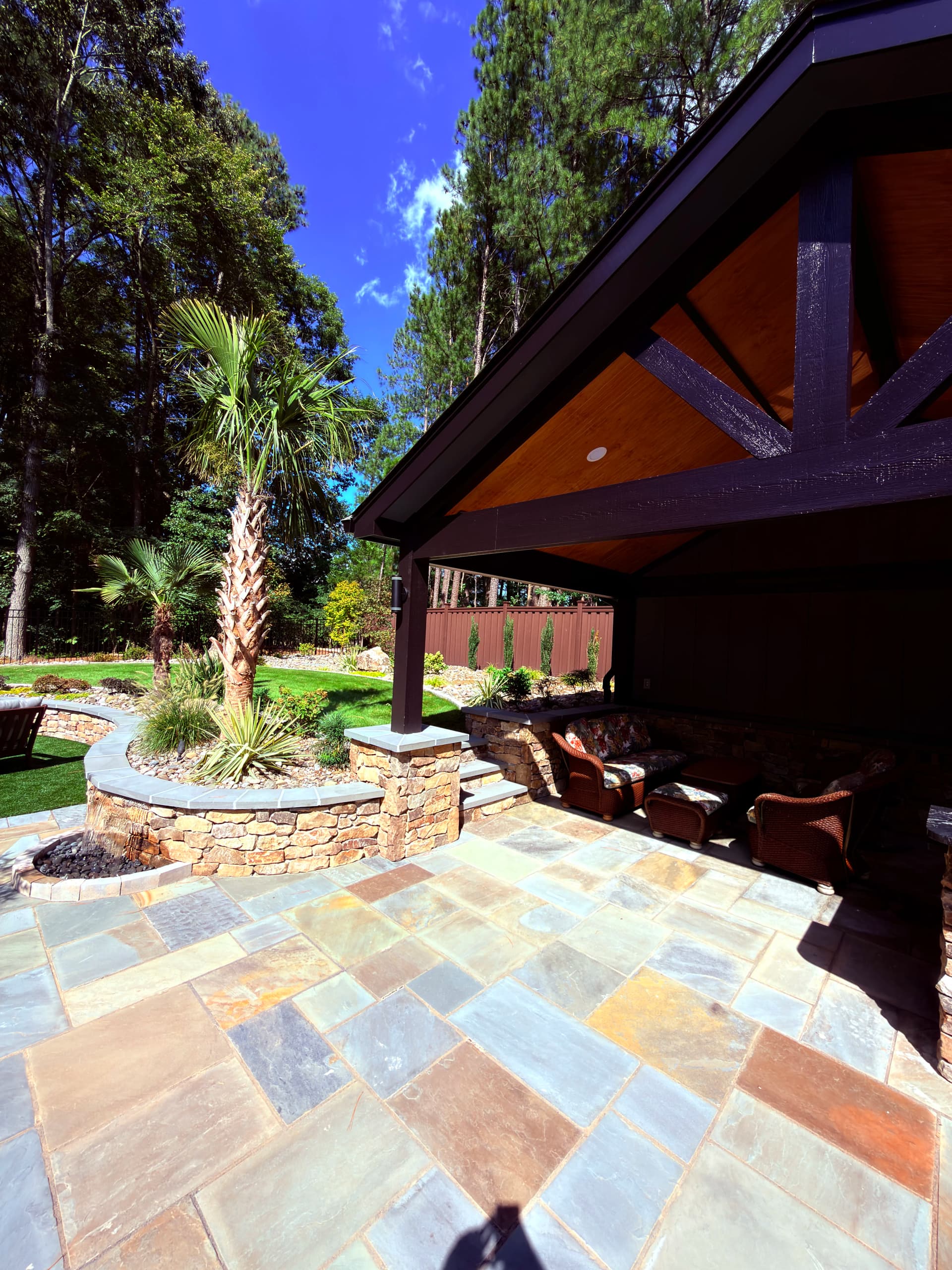 Gallery photos for Tropical Backyard Escape Built for Real Life in Cary: Image #2
