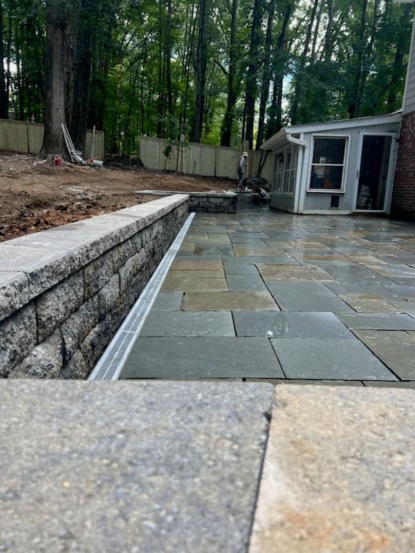 Stunning Custom Patio with Geometric Design image