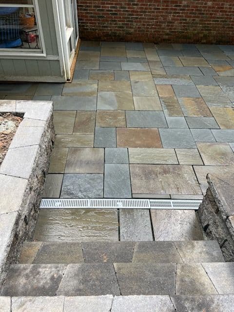 Gallery photos for Stunning Custom Patio with Geometric Design: Image #1