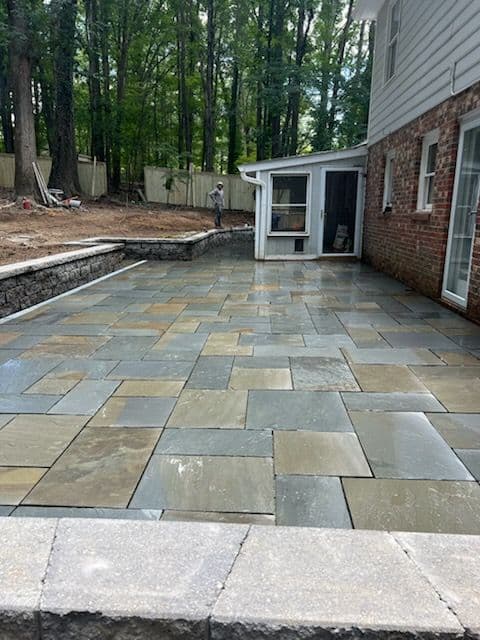 Gallery photos for Stunning Custom Patio with Geometric Design: Image #2