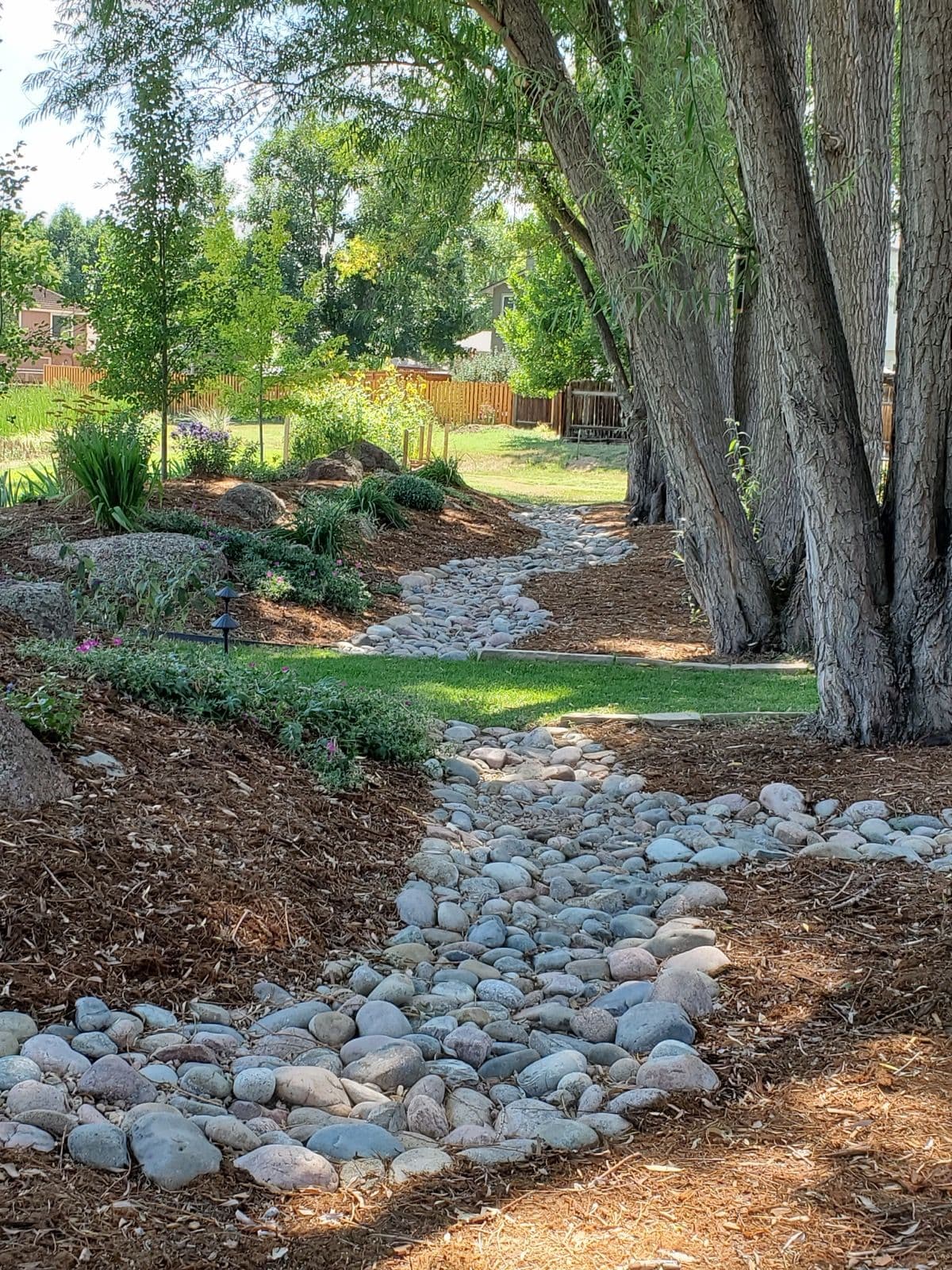 Tranquil Rock River Bed Walkway Design image